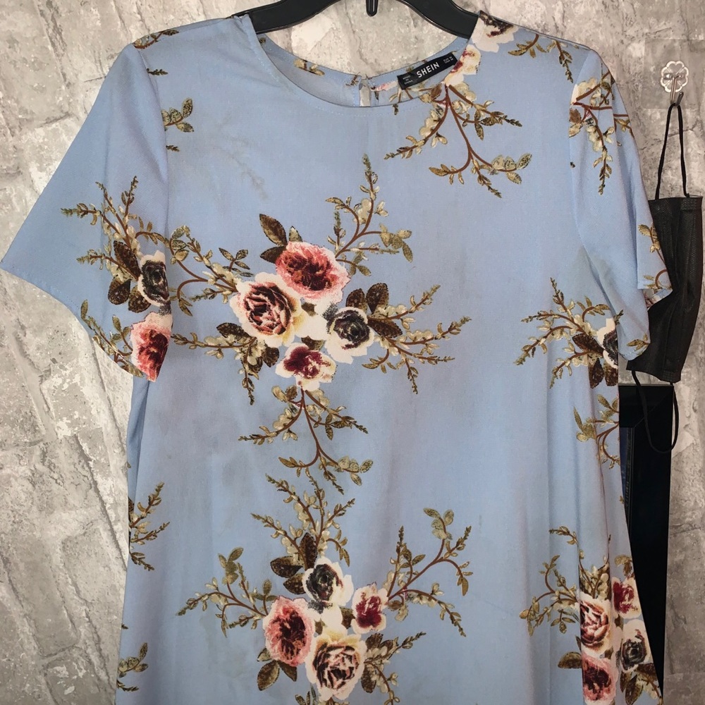 Shein floral dress